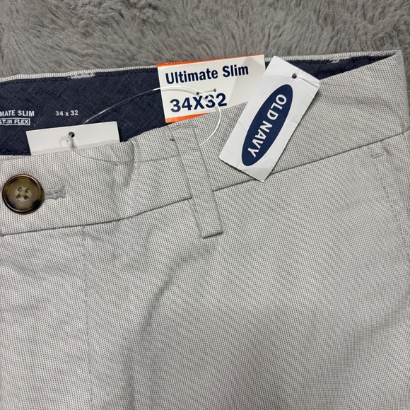 Old Navy Other - Old Navy Ultimate Slim Chinos in Light Gray